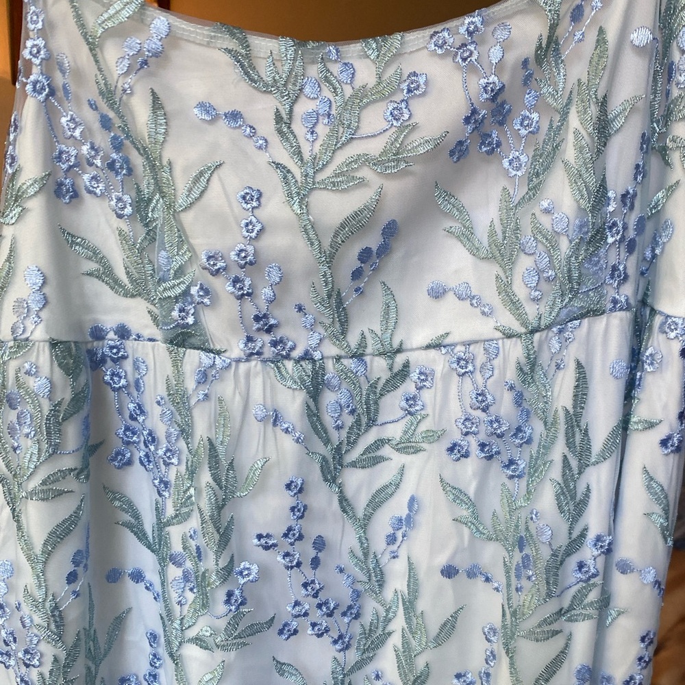 Petal & Pup Blue and White Maxi Dress